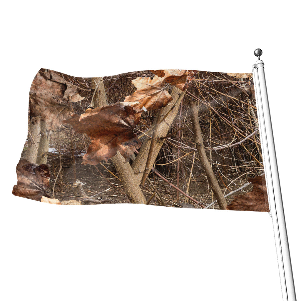 Hunting Camo Pattern Print Flag