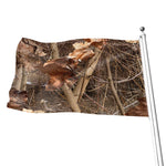 Hunting Camo Pattern Print Flag