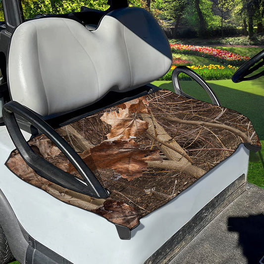 Hunting Camo Pattern Print Golf Cart Seat Cover