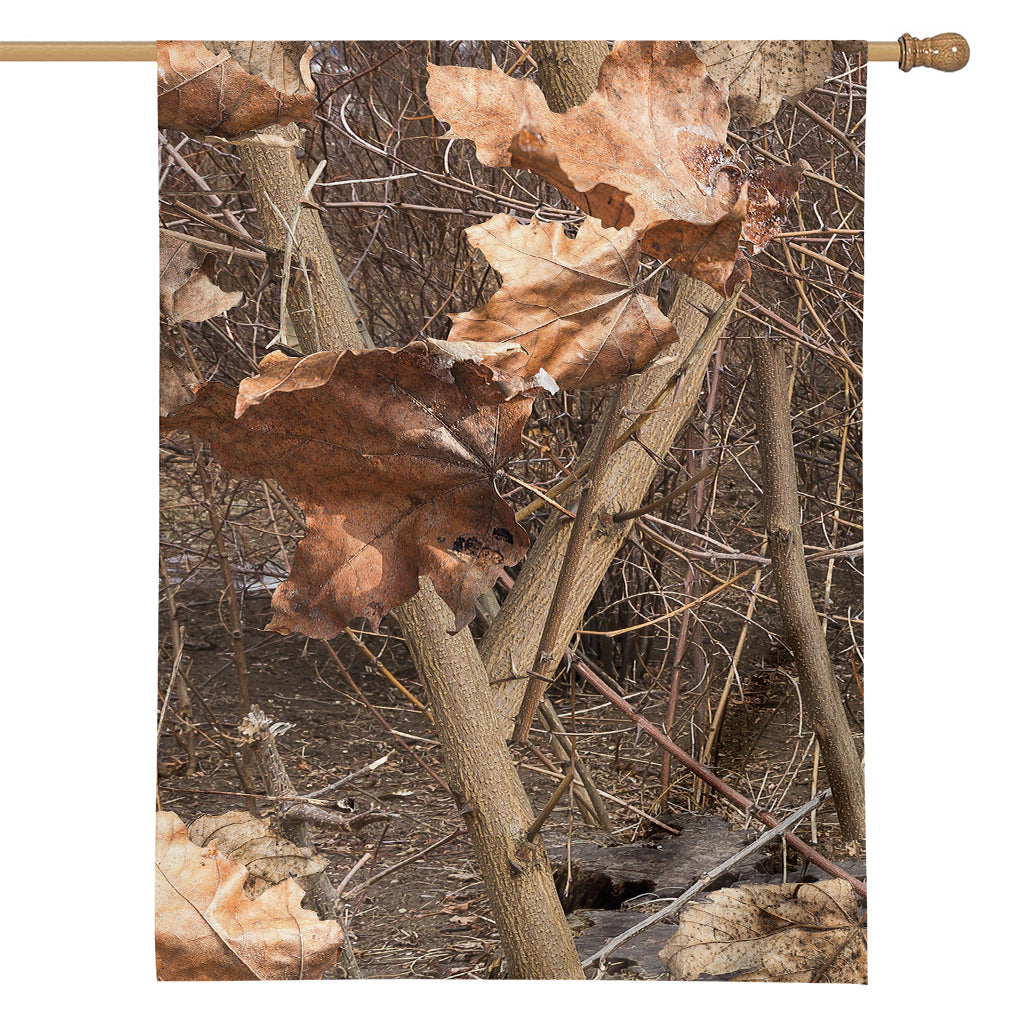 Hunting Camo Pattern Print House Flag