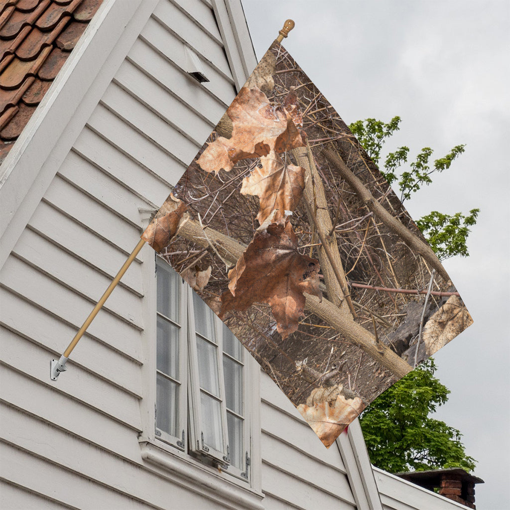 Hunting Camo Pattern Print House Flag