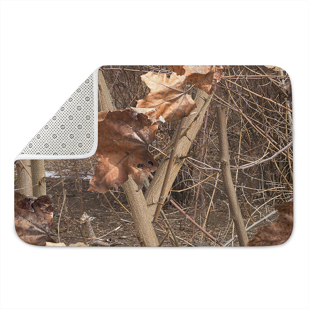 Hunting Camo Pattern Print Indoor Door Mat