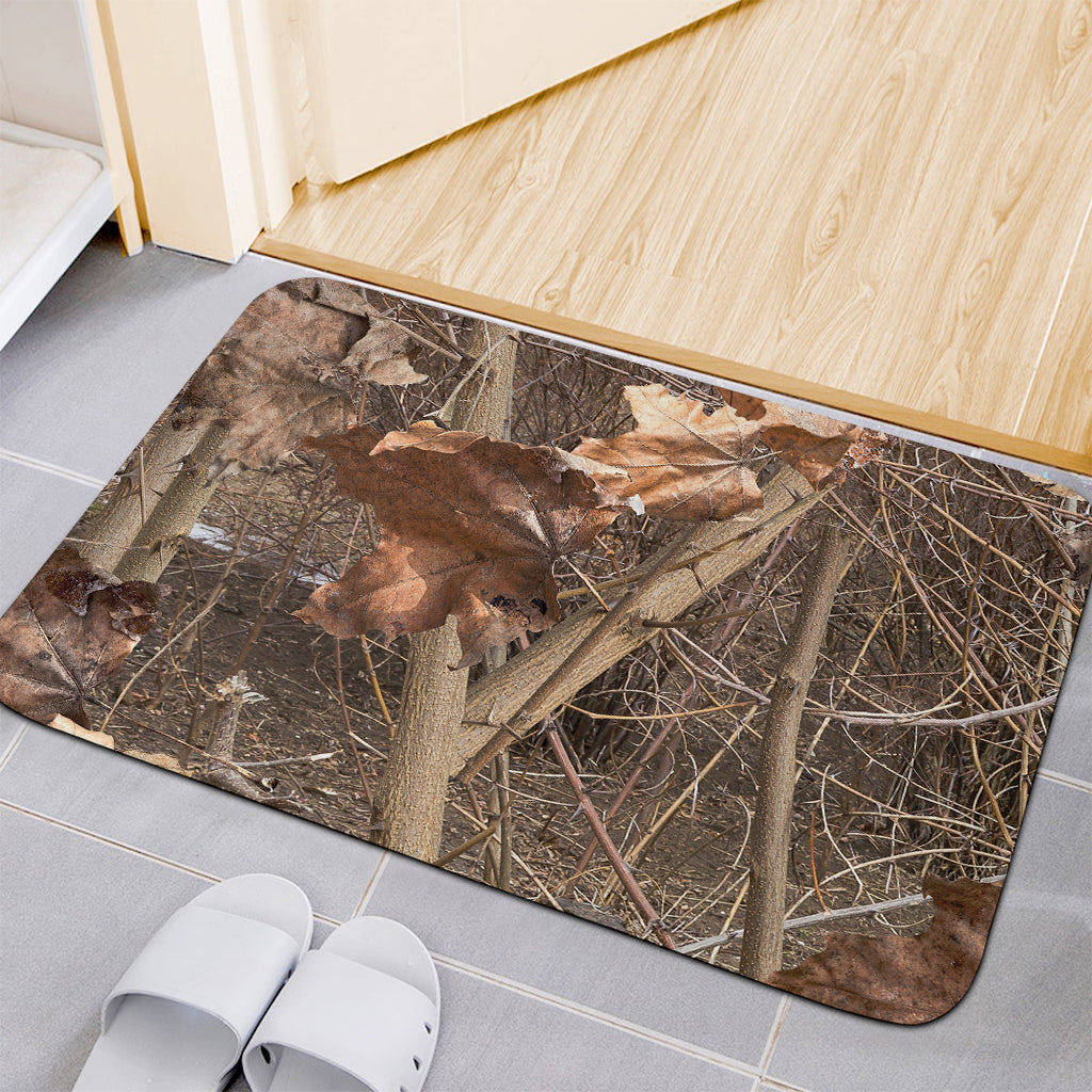 Hunting Camo Pattern Print Indoor Door Mat