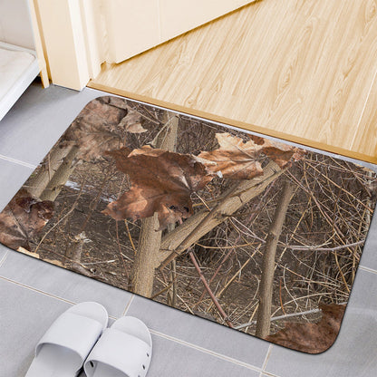 Hunting Camo Pattern Print Indoor Door Mat