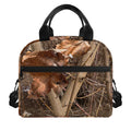 Hunting Camo Pattern Print Insulated Lunch Bag