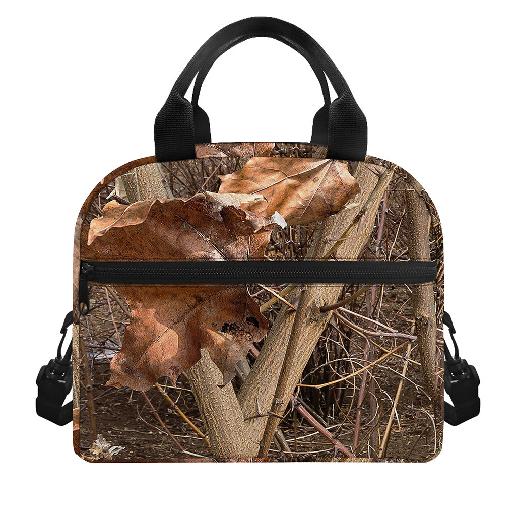 Hunting Camo Pattern Print Insulated Lunch Bag