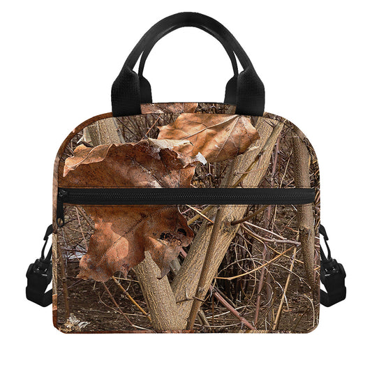 Hunting Camo Pattern Print Insulated Lunch Bag