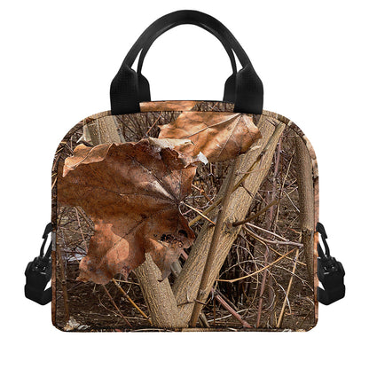 Hunting Camo Pattern Print Insulated Lunch Bag