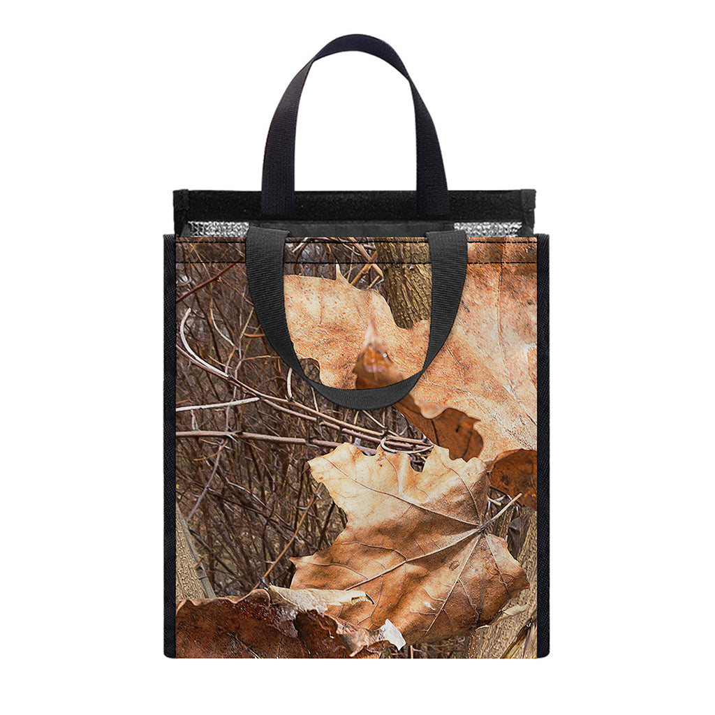 Hunting Camo Pattern Print Insulated Lunch Tote