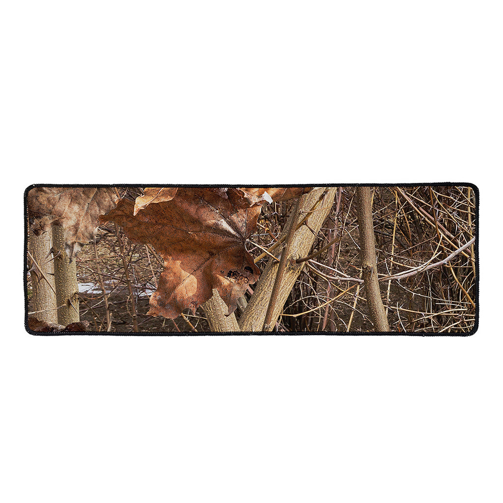 Hunting Camo Pattern Print Long Kitchen Mat