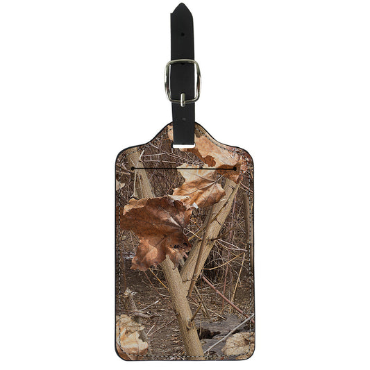 Hunting Camo Pattern Print Luggage Tag