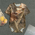 Hunting Camo Pattern Print Men's Bodysuit