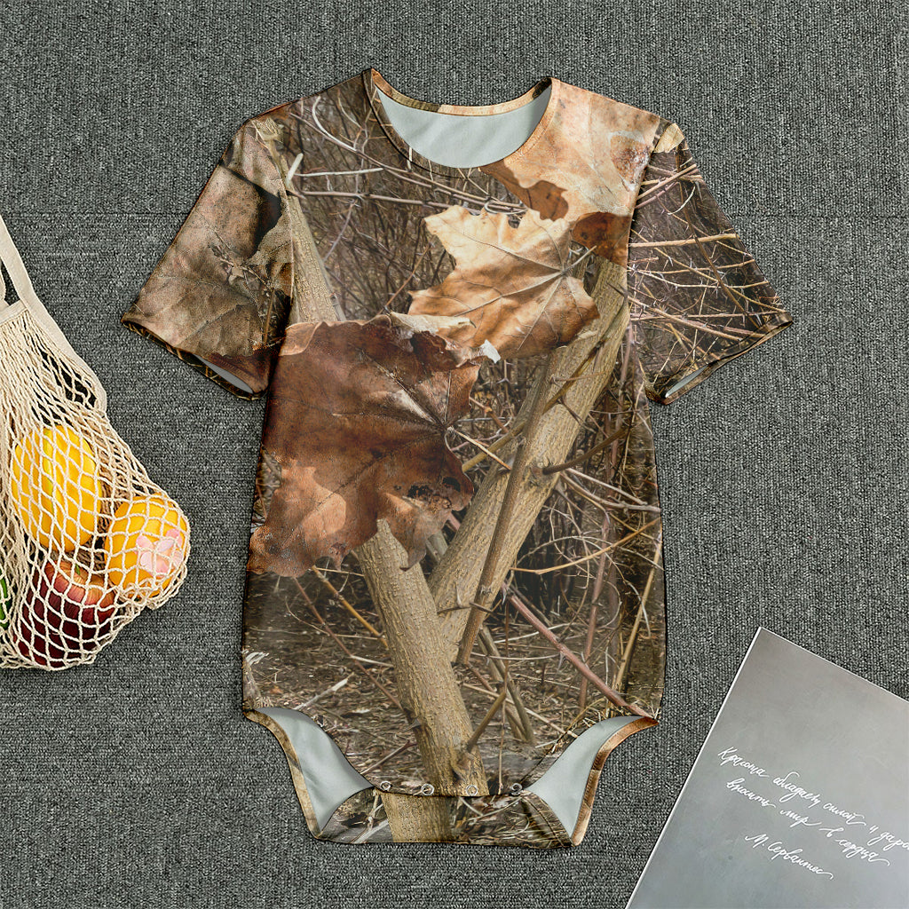 Hunting Camo Pattern Print Men's Bodysuit