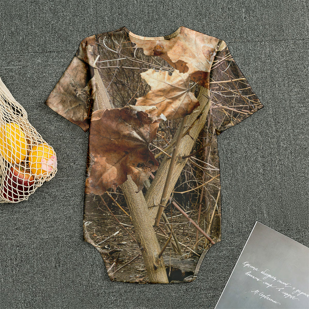 Hunting Camo Pattern Print Men's Bodysuit