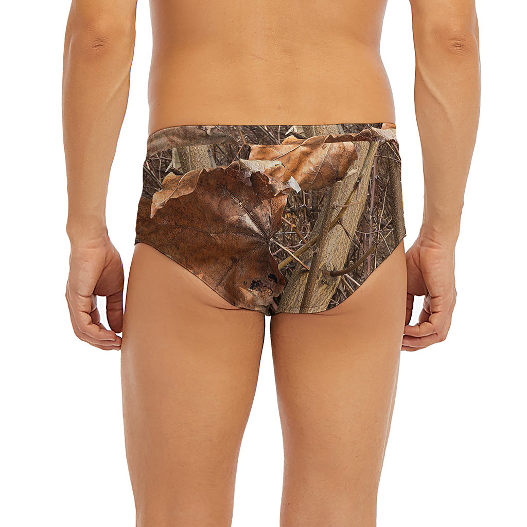 Hunting Camo Pattern Print Men's Briefs