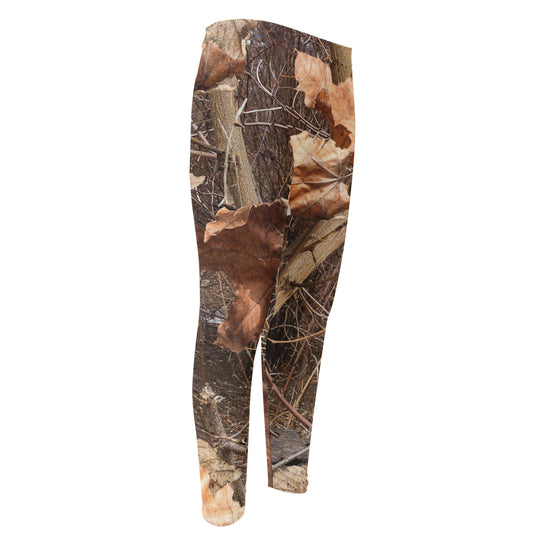 Hunting Camo Pattern Print Men's Compression Pants