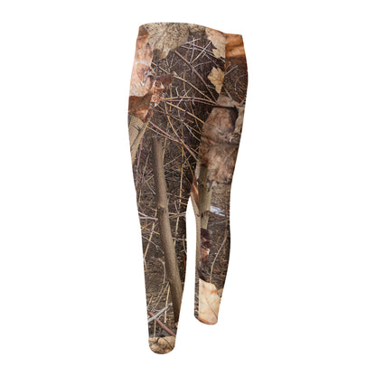 Hunting Camo Pattern Print Men's Compression Pants