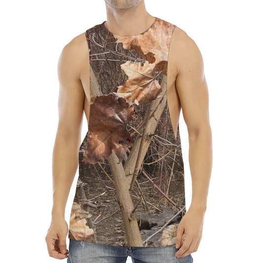 Hunting Camo Pattern Print Men's Muscle Tank Top