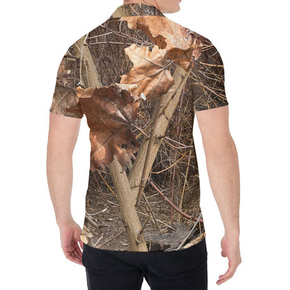 Hunting Camo Pattern Print Men's Shirt