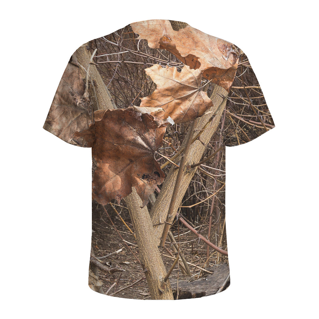 Hunting Camo Pattern Print Men's Sports T-Shirt