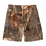 Hunting Camo Pattern Print Men's Swim Trunks