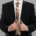 Hunting Camo Pattern Print Necktie