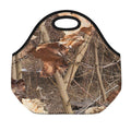 Hunting Camo Pattern Print Neoprene Lunch Bag