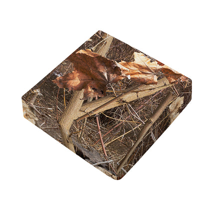 Hunting Camo Pattern Print Outdoor Seat Cushion Cover