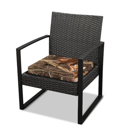 Hunting Camo Pattern Print Outdoor Seat Cushion Cover