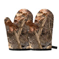 Hunting Camo Pattern Print Oven Mitts