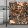 Hunting Camo Pattern Print Polyester Shower Curtain