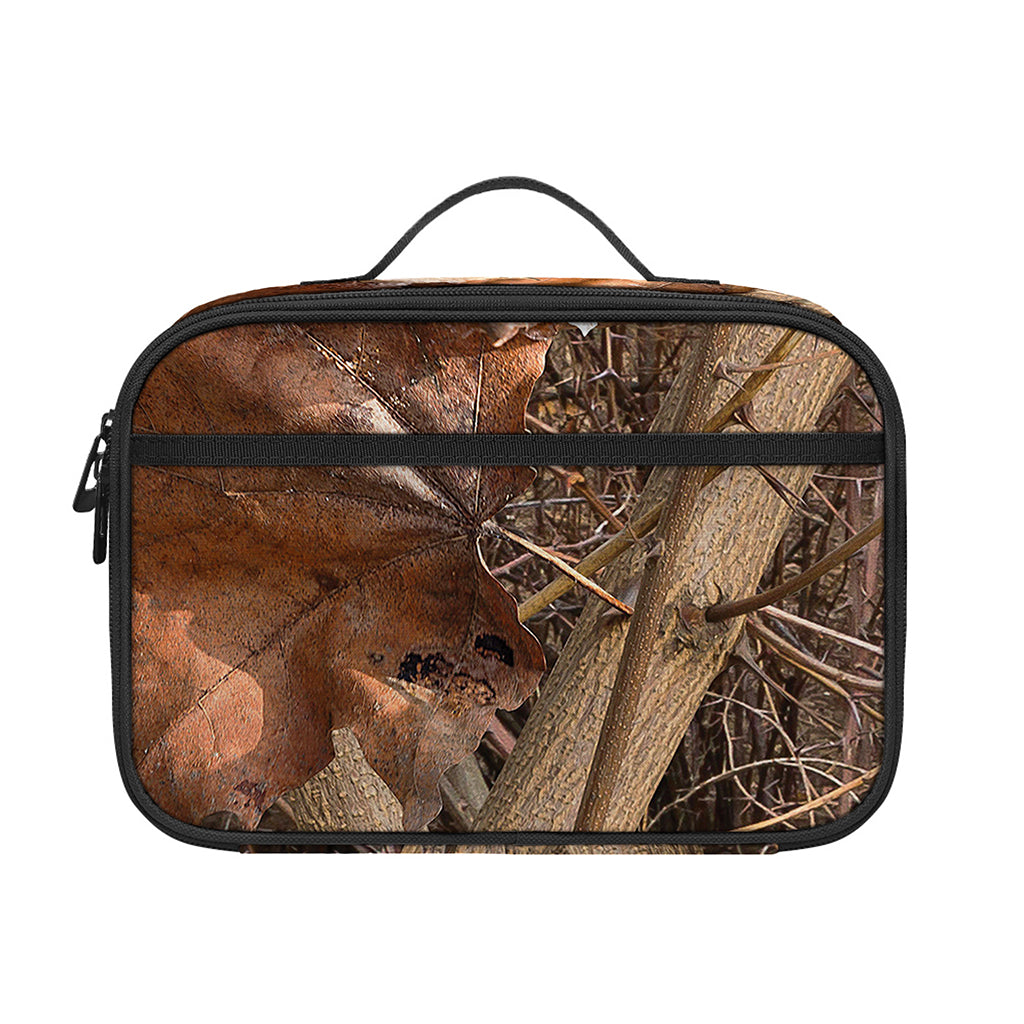 Hunting Camo Pattern Print Portable Lunch Bag