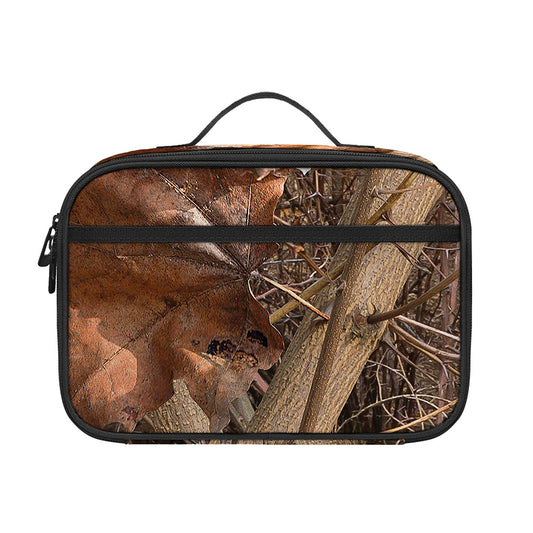 Hunting Camo Pattern Print Portable Lunch Bag