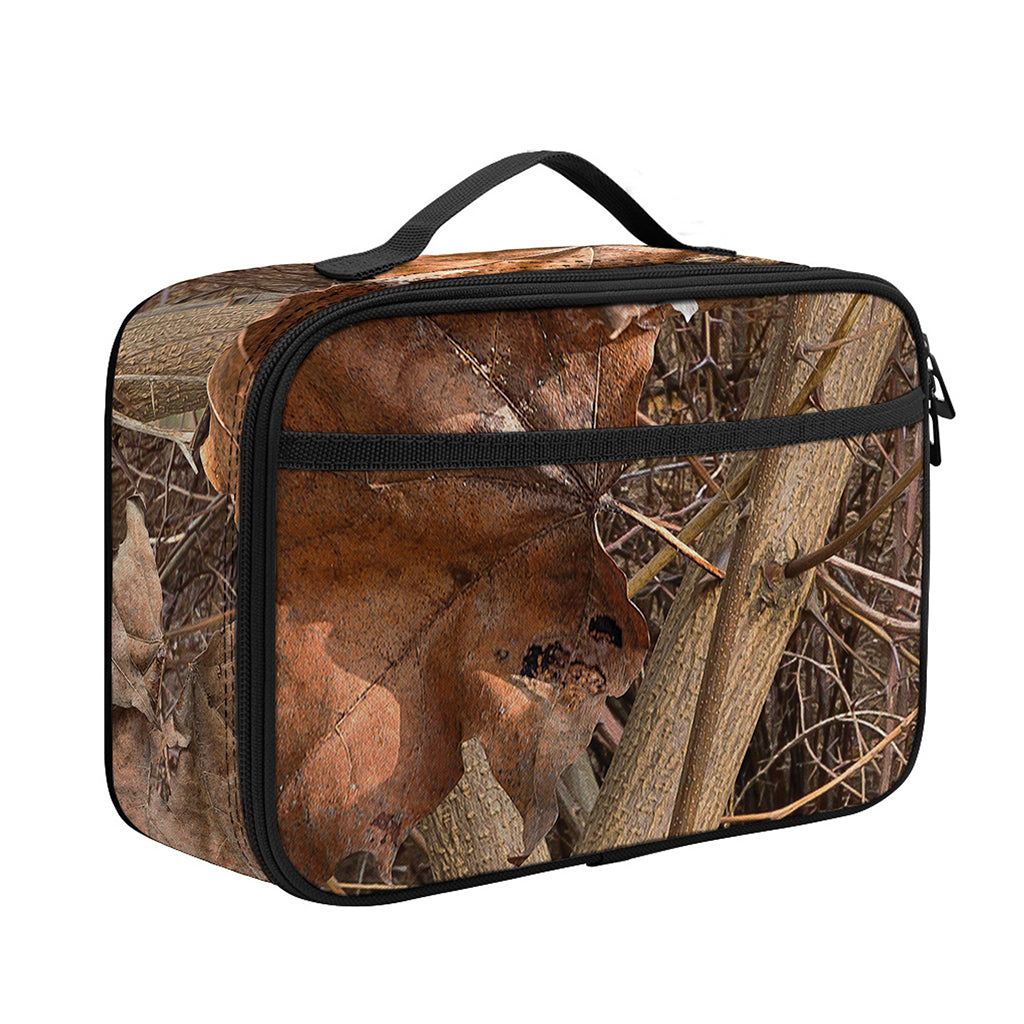 Hunting Camo Pattern Print Portable Lunch Bag