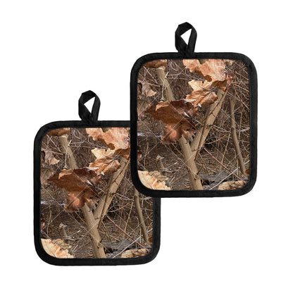 Hunting Camo Pattern Print Pot Holders