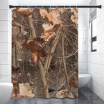 Hunting Camo Pattern Print Premium Shower Curtain