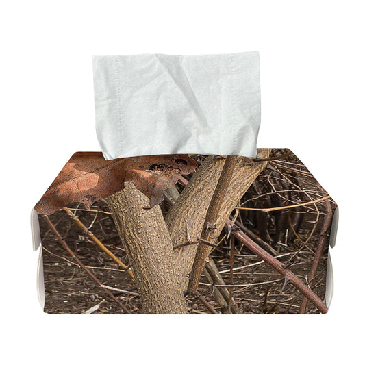 Hunting Camo Pattern Print Rectangle Tissue Box Cover