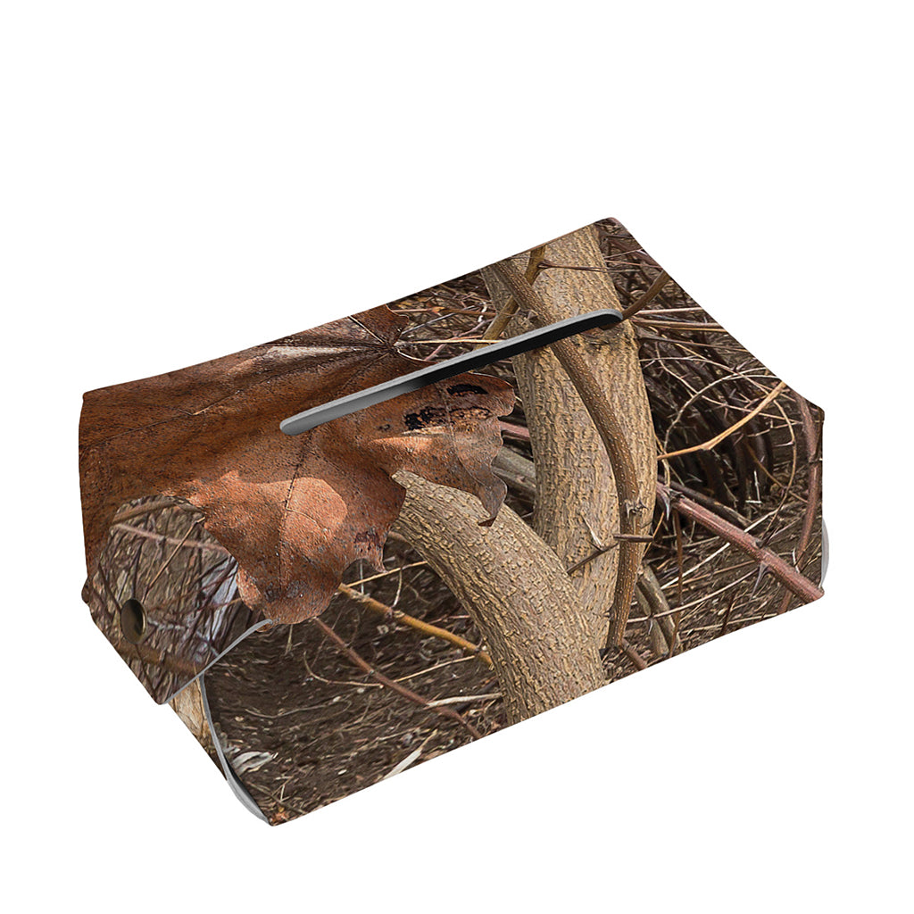 Hunting Camo Pattern Print Rectangle Tissue Box Cover