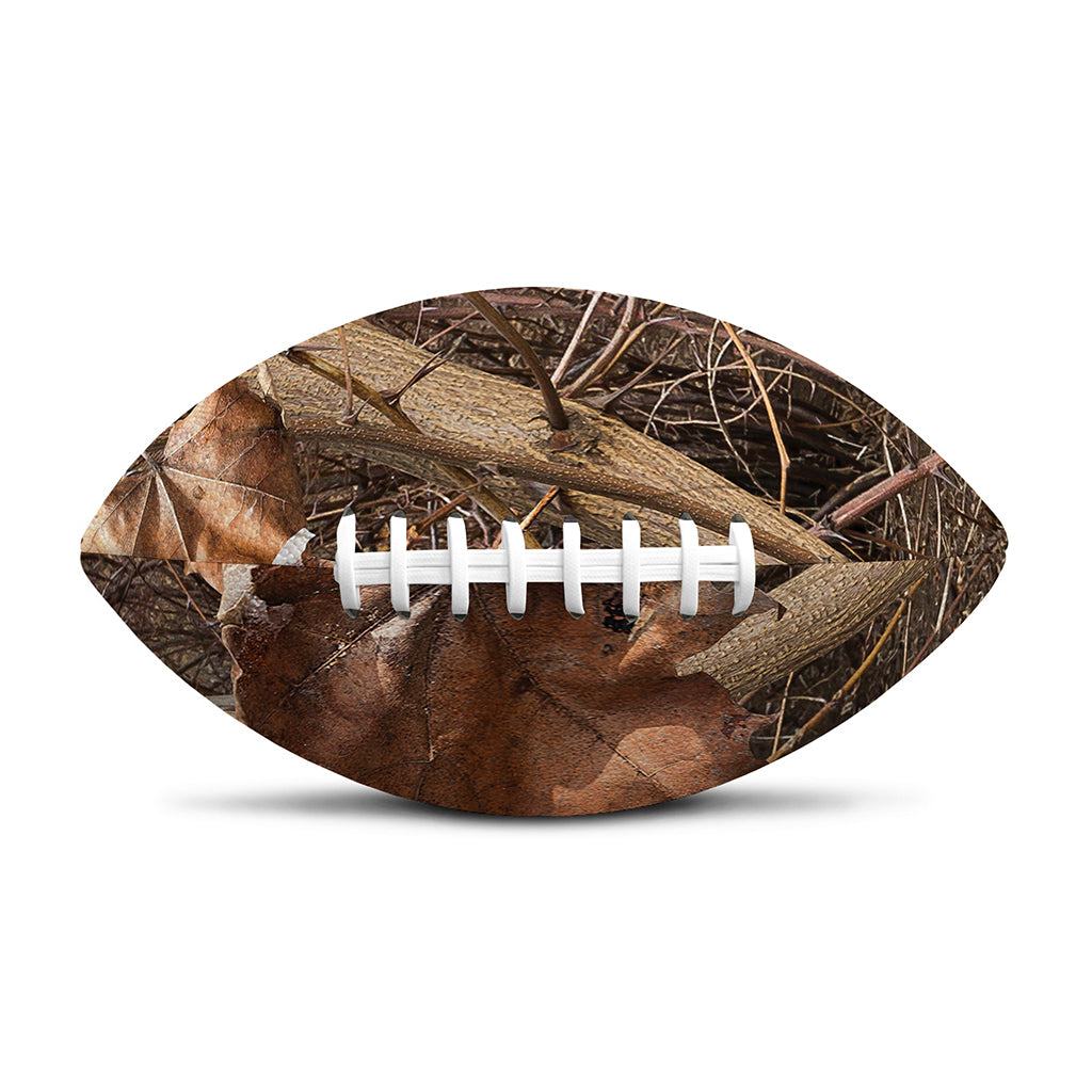 Hunting Camo Pattern Print Rugby Ball