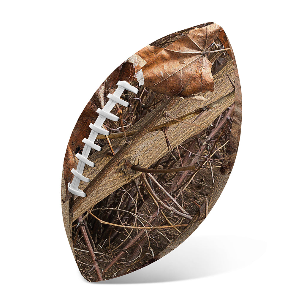 Hunting Camo Pattern Print Rugby Ball