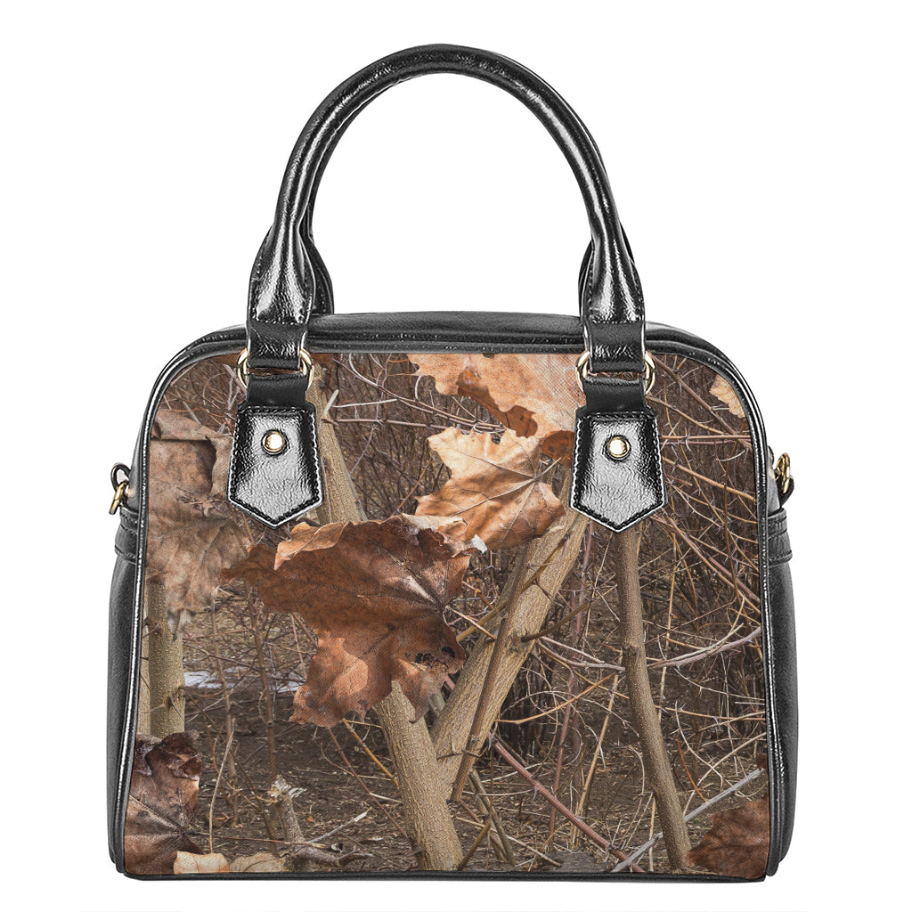 Hunting Camo Pattern Print Shoulder Handbag