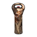 Hunting Camo Pattern Print Single Neoprene Wine Tote