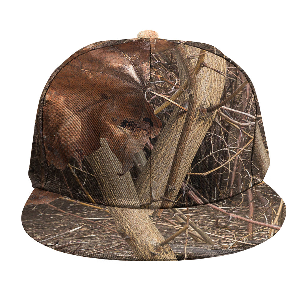 Hunting Camo Pattern Print Snapback Cap