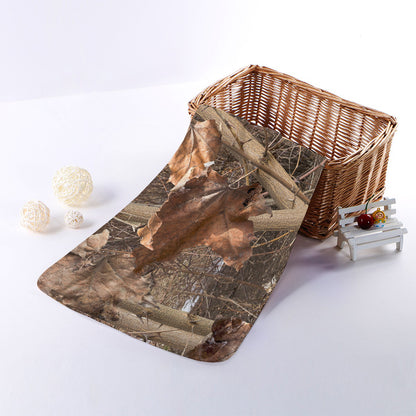 Hunting Camo Pattern Print Towel