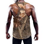 Hunting Camo Pattern Print Training Tank Top