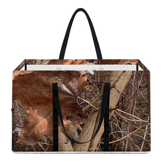 Hunting Camo Pattern Print Utility Tote Bag