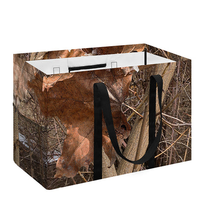 Hunting Camo Pattern Print Utility Tote Bag