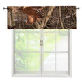 Hunting Camo Pattern Print Window Valance