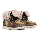 Hunting Camo Pattern Print Winter Boots