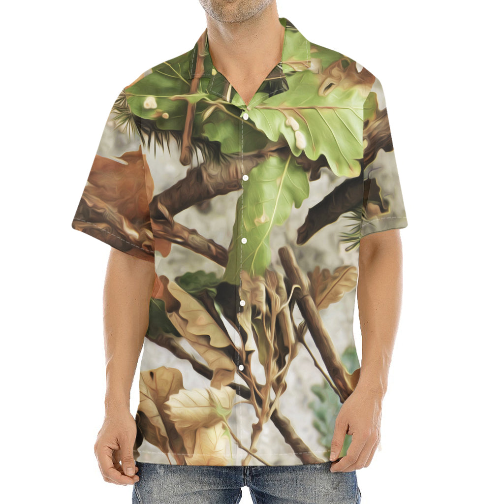 Hunting Camouflage Pattern Print Aloha Shirt